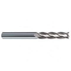 5/8 Dia. x 6 Overall Length 4-Flute Square End Solid Carbide SE End Mill-Round Shank-Center Cut-Uncoated - First Tool & Supply