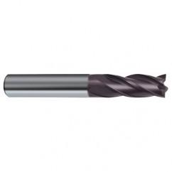 3/8 Dia. x 3 Overall Length 4-Flute Square End Solid Carbide SE End Mill-Round Shank-Center Cut-Firex - First Tool & Supply