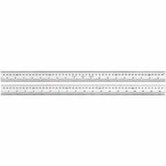 Starrett - Steel Rules Length (Inch): 19-1/2 Graduation Style: Zero-Centered - First Tool & Supply