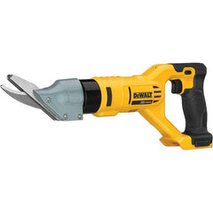 DeWALT - 2,500 SPM, 20 Volt, Pistol Grip Handle, Handheld Cordless Shear - 5/8" Cutting Capacity - First Tool & Supply