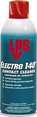 LPS - 11 Ounce Bottle Contact Cleaner - 144°F Flash Point, 15.14 kV Dielectric Strength, Flammable, Plastic Safe - First Tool & Supply