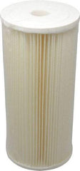 Pentair - 4-1/2" OD, 5µ, Cellulose Polyester Pleated Cartridge Filter - 9-3/4" Long, Reduces Sediments - First Tool & Supply