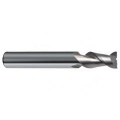 7/16" Dia. - 2-3/4" OAL - 45° Helix Bright Carbide End Mill - 2 FL - First Tool & Supply