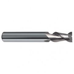 3/4" Dia. - 4" OAL - 45° Helix Bright Carbide End Mill - 2 FL - First Tool & Supply