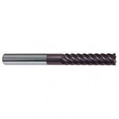 3/8" Dia. - 3" OAL - 45° Helix Firex Carbide End Mill - 6 FL - First Tool & Supply