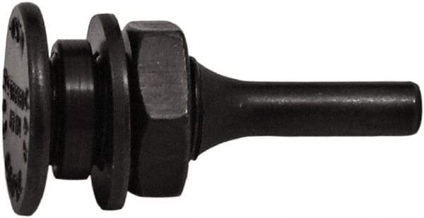 Tanis - 5/8" Arbor Hole to 1/4" Shank Diam Drive Arbor - For 3" Small Diam Wheel Brushes - First Tool & Supply