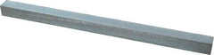 Made in USA - 12" Long x 11/16" High x 11/16" Wide, Zinc-Plated Oversized Key Stock - C1018 Steel - First Tool & Supply