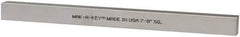 Made in USA - 12" Long x 7/8" High x 7/8" Wide, Zinc-Plated Oversized Key Stock - C1018 Steel - First Tool & Supply