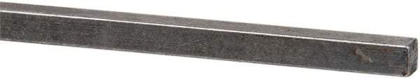 Made in USA - 12" Long x 3/16" High x 3/16" Wide, Over/Undersized Key Stock - 1090/1095 Steel - First Tool & Supply