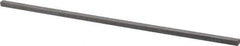 Made in USA - 12" Long x 1/4" High x 1/4" Wide, Over/Undersized Key Stock - 1090/1095 Steel - First Tool & Supply