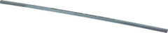 Made in USA - 12" Long, Zinc-Plated Step Key Stock for Gears - C1018 Steel - First Tool & Supply