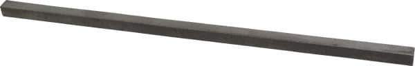 Made in USA - 12" Long x 3/8" High x 3/8" Wide, Undersized Key Stock - 18-8 Stainless Steel - First Tool & Supply