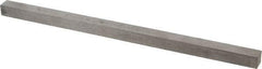 Made in USA - 12" Long x 9/16" High x 9/16" Wide, Undersized Key Stock - 18-8 Stainless Steel - First Tool & Supply