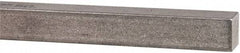 Made in USA - 12" Long x 1/2" High x 1/2" Wide, Undersized Key Stock - Type 316 Stainless Steel - First Tool & Supply