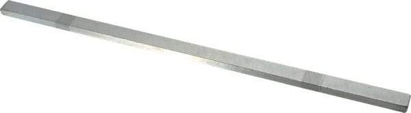 Made in USA - 12" Long, Zinc-Plated Oversized Key Stock - C1045 Steel - First Tool & Supply