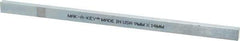 Value Collection - 12" Long, Zinc-Plated Oversized Key Stock - C1045 Steel - First Tool & Supply