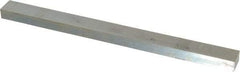 Made in USA - 12" Long, Zinc-Plated Oversized Key Stock - C1045 Steel - First Tool & Supply