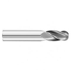 1/4 x 2 x 4-1/2 4 Flute Ball Nose  End Mill- Series 3200SD - First Tool & Supply