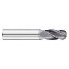 27/64 x 1 x 2-3/4 4 Flute Ball Nose  End Mill- Series 3200SD - First Tool & Supply