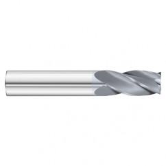 11/32 Dia. x 2-1/2 Overall Length 4-Flute Square End Solid Carbide SE End Mill-Round Shank-Center Cut-TiCN - First Tool & Supply