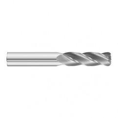 5/16 Dia. x 4 Overall Length 4-Flute .060 C/R Solid Carbide SE End Mill-Round Shank-Center Cut-Uncoated - First Tool & Supply