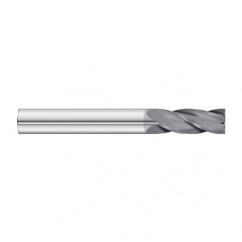 4mm Dia. x 64mm Overall Length 4-Flute Square End Solid Carbide SE End Mill-Round Shank-Center Cut-TiAlN - First Tool & Supply