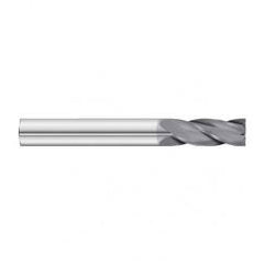 4mm Dia. x 64mm Overall Length 4-Flute Square End Solid Carbide SE End Mill-Round Shank-Center Cut-TiAlN - First Tool & Supply