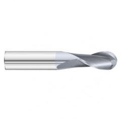 19/64 x 7/8 x 2-1/2 2 Flute Ball Nose  End Mill- Series 3215SD - First Tool & Supply