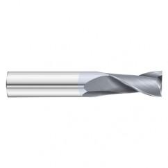 17/64 Dia. x 2-1/2 Overall Length 2-Flute Square End Solid Carbide SE End Mill-Round Shank-Center Cut-TiCN - First Tool & Supply