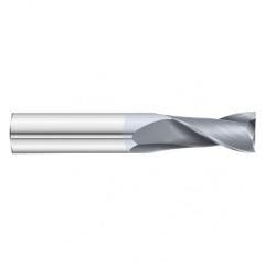 17/64 Dia. x 2-1/2 Overall Length 2-Flute Square End Solid Carbide SE End Mill-Round Shank-Center Cut-TiCN - First Tool & Supply