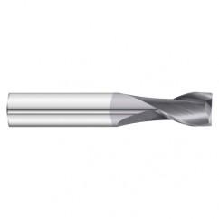 6mm Dia. x 50mm Overall Length 2-Flute Square End Solid Carbide SE End Mill-Round Shank-Center Cut-TiAlN - First Tool & Supply