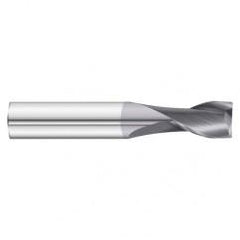 6mm Dia. x 50mm Overall Length 2-Flute Square End Solid Carbide SE End Mill-Round Shank-Center Cut-TiAlN - First Tool & Supply