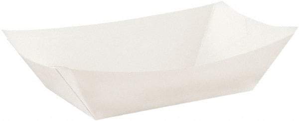 Dixie - Kant Leek Polycoated Paper Food Tray, 3 Pound, 250/Pack 2/Case - White - First Tool & Supply