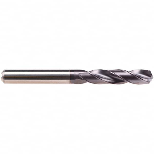 Emuge - 10.55mm 140° Spiral Flute Solid Carbide Screw Machine Drill Bit - First Tool & Supply