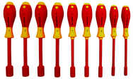 Insulated Nut Driver Inch Set Includes: 3/16" - 5/8"; in Roll Up Pouch. 9 Pieces - First Tool & Supply