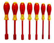 Insulated Nut Driver Metric Set Includes: 5.0 - 13.0mm. 7 Pieces - First Tool & Supply