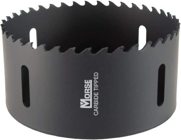 M.K. MORSE - 5-1/2" Diam, 1-15/16" Cutting Depth, Hole Saw - Carbide-Tipped Saw, Toothed Edge - First Tool & Supply