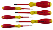 Insulated Torx® Screwdriver Set T8 - T25. 6 Pieces - First Tool & Supply