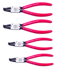 Wiha 90 Degree Bent Internal Retaining Ring Plier Set -- 4 Pieces -- Includes: Tips: .035; .050; .070; & .090" - First Tool & Supply