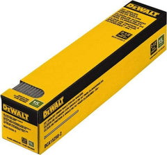 DeWALT - 15 Gauge 2-1/2" Long Finishing Nails for Power Nailers - Steel, Bright Finish, Smooth Shank, Angled Stick Collation, Round Head, Chisel Point - First Tool & Supply