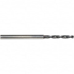 Emuge - 1.4mm, 140° Point, Solid Carbide Micro Drill Bit - First Tool & Supply