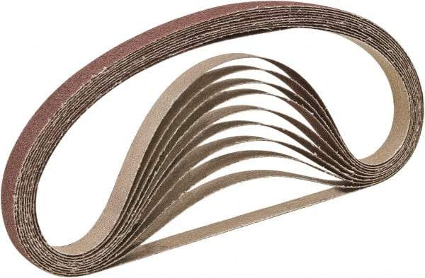 Camel Grinding Wheels - 1/2" Wide x 12" OAL, 36 Grit, Aluminum Oxide Abrasive Belt - Aluminum Oxide, Medium, Coated, X Weighted Cloth Backing, Dry, Series A3 - First Tool & Supply