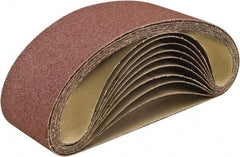 Camel Grinding Wheels - 3" Wide x 18" OAL, 150 Grit, Aluminum Oxide Abrasive Belt - Aluminum Oxide, Fine, Coated, J Weighted Paper Backing, Dry, Series PAOJ - First Tool & Supply