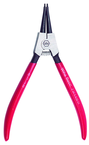 Straight External Retaining Ring Pliers 1/8 - 3/8" Ring Range .035" Tip Diameter with Soft Grips - First Tool & Supply