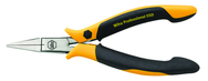 Short Flat Nose Pliers; Smooth Jaws ESD Safe Precision - First Tool & Supply