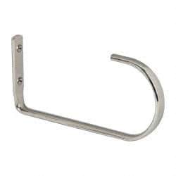 Sugatsune - 5/8" Wide x 7-1/16" High x 15/64" Thick, Overhead Hook - 3-9/32" Projection, Polished - First Tool & Supply