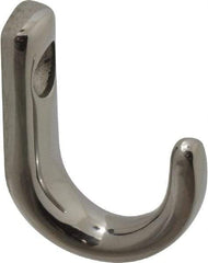 Sugatsune - 23/64" Wide x 1-1/8" High x 5/32" Thick, Wall Hook - 7/8" Projection, Polished - First Tool & Supply