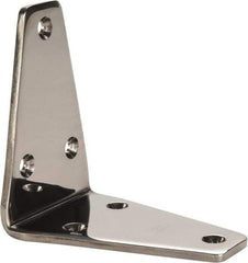 Sugatsune - 3-5/32" Long x 1-31/32" Wide, 18-8 Stainless Steel, Wide Corner Brackets - First Tool & Supply