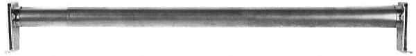 Stanley - 72" Max Width Adjustable Round Closet Rod - Zinc Plated Finish - First Tool & Supply