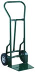 Shovel Nose Fright, Dock and Warehouse 900 lb Capacity Hand Truck - 1- 1/4" Tubular steel frame robotically welded - 1/4" High strength tapered steel base plate -- 10" Solid Rubber wheels - First Tool & Supply